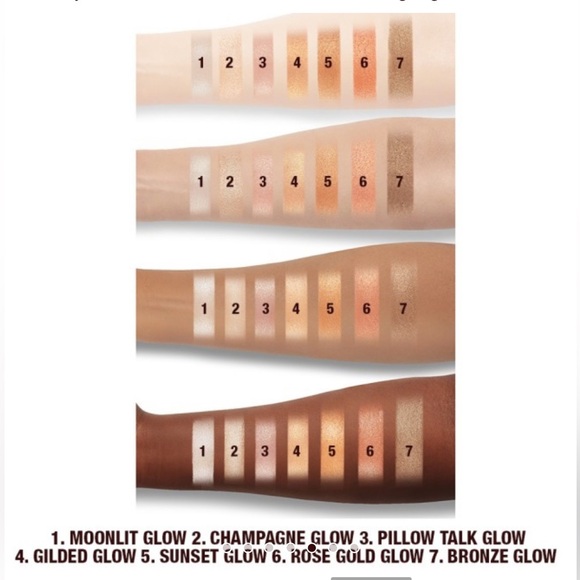 ✨ Charlotte Tilbury HOLLYWOOD GLOW GLIDE FACE ARCHITECT HIGHLIGHTER - Picture 4 of 6